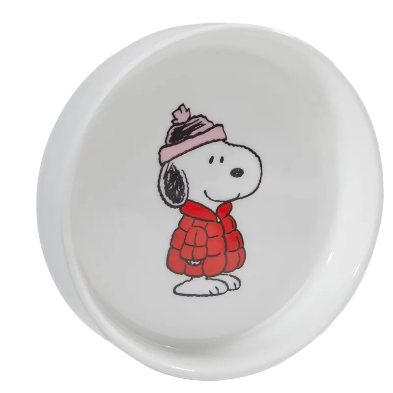 PEANUTS Schmuckteller Snoopy Jacke - New Bone China - Weiß