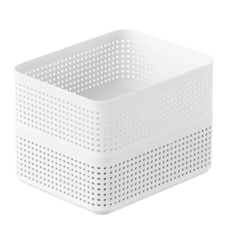 Kleiderschrank Organizer 2er Set Korb L | WOP