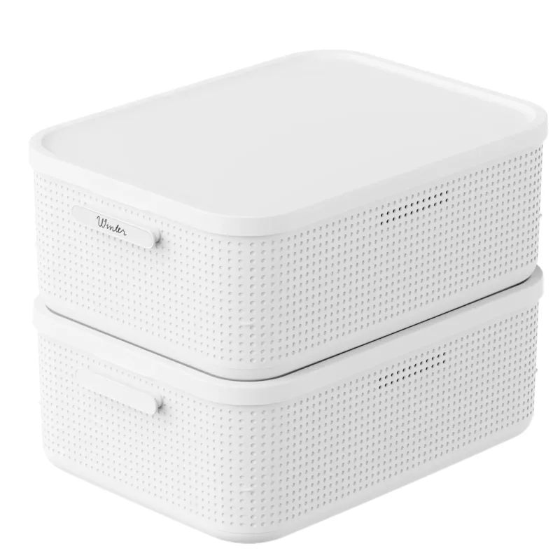 Kleiderschrank Organizer 2er Set Box mit Dufteinsatz M | WOP