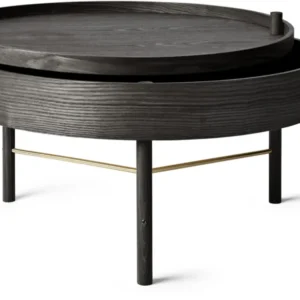 Table Basse en chêne noire Tournante - Audo