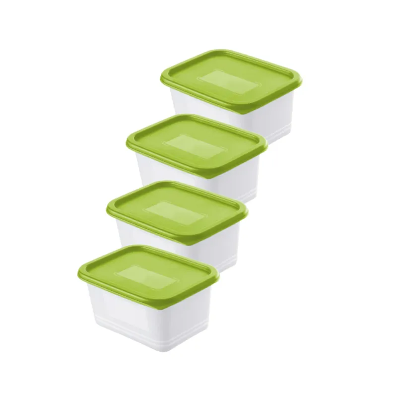 4er Set Gefrierdosen 0,75 l DOMINO