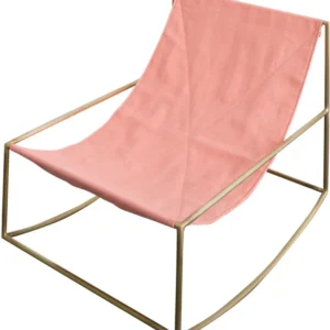 Rocking chair / Laiton / Rose - valerie_objects