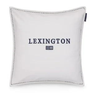 Lexington Logo Organic Cotton Velvet Kissenhülle