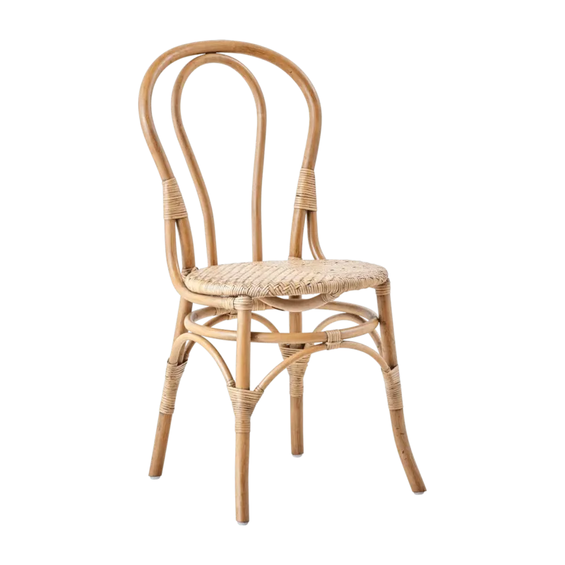 2 Chaises de bistrot rotin naturel Lulu - Sika Design - The Cool Republic
