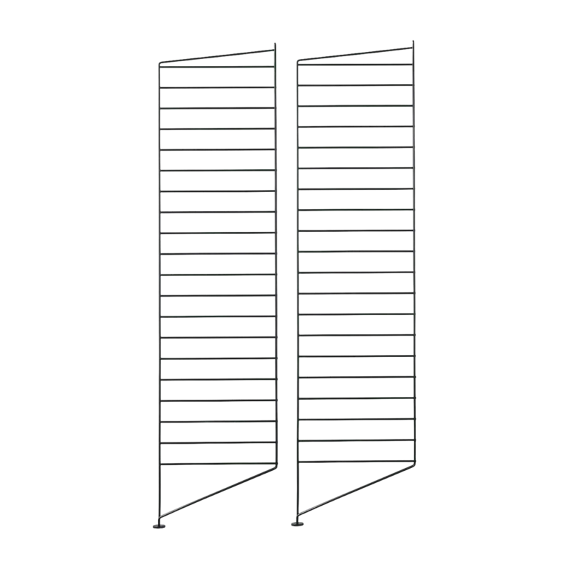 2 Montants noirs à poser 30x115 cm - String furniture - The Cool Republic