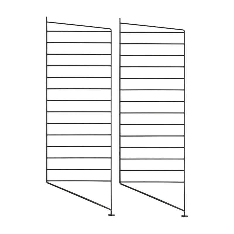 2 Montants noirs à poser 30x85 cm - String furniture - The Cool Republic