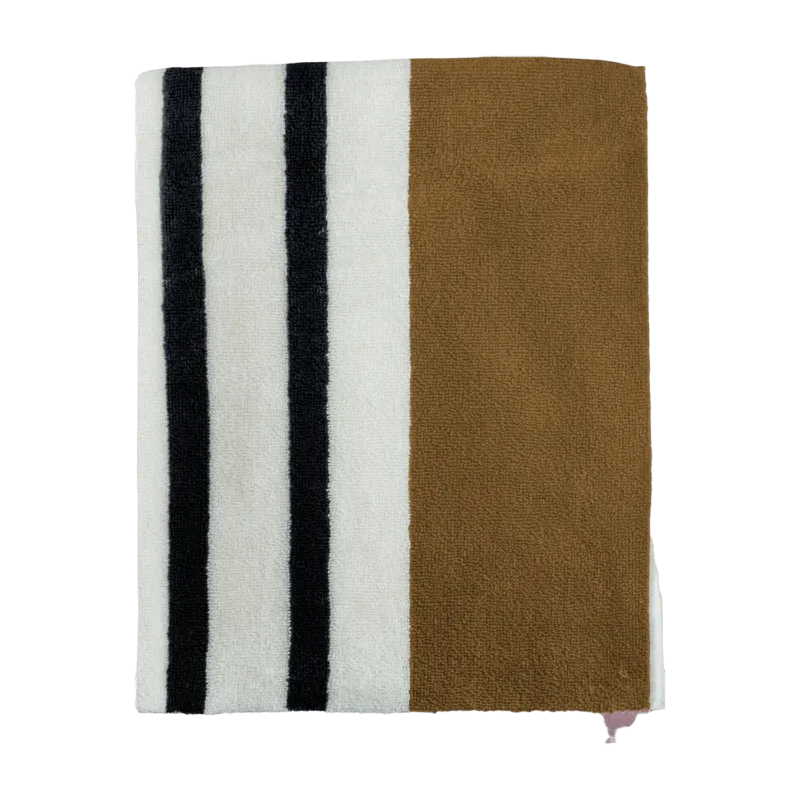 2 Serviettes de bain 40 x 60 cm tobacco Boudoir - Mette Ditmer - The Cool Republic