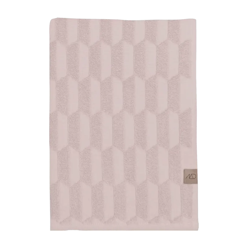 2 Serviettes de toilette roses 35 x 55 cm Geo - Mette Ditmer - The Cool Republic