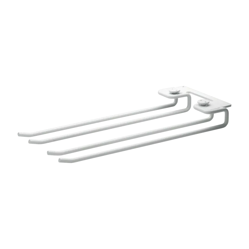 2 supports pour verres en acier blanc 30 cm - String furniture - The Cool Republic