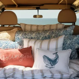 Lexington Flower New Printed Kopfkissenbezug aus Baumwoll-Satin
