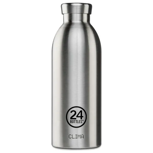 24Bottles Clima Bottle »Steel« isolierte Edelstahl-Trinkflasche – Ansicht 1