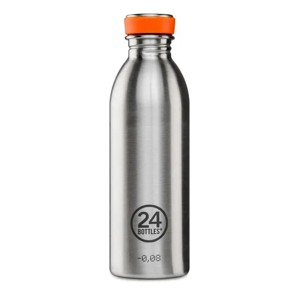 24Bottles Urban Bottle »Steel« Edelstahl-Trinkflasche – Ansicht 1