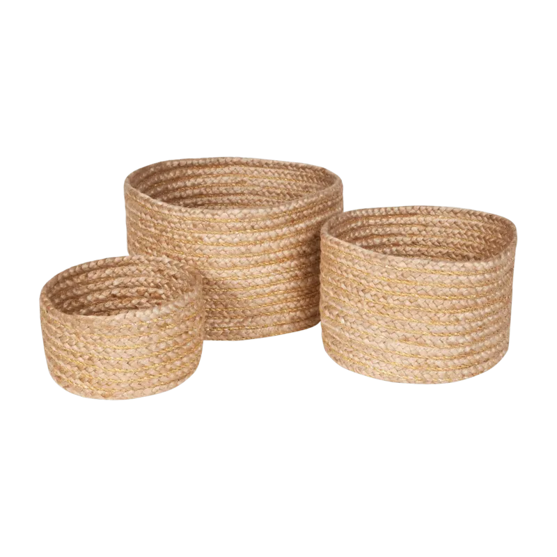 3 Paniers en jute Abha - Nattiot - The Cool Republic