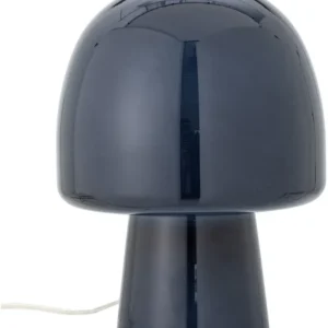 Lampe de table champignon en verre bleu Paddy - Bloomingville — 334085.jpg