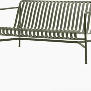 Canapé de jardin en métal olive Palissade - HAY-2-HT