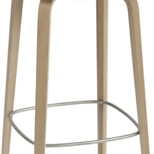 Chaise de bar 75 cm en chêne naturel Visu - Muuto