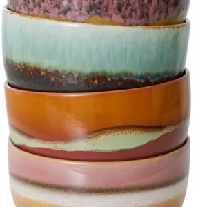 Bols à nouilles en grès 13,5x8cm Geyser - HKliving