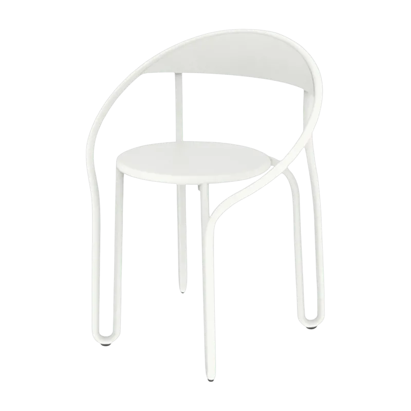 4 Chaises blanches Huggy Bistro - Maiori - The Cool Republic