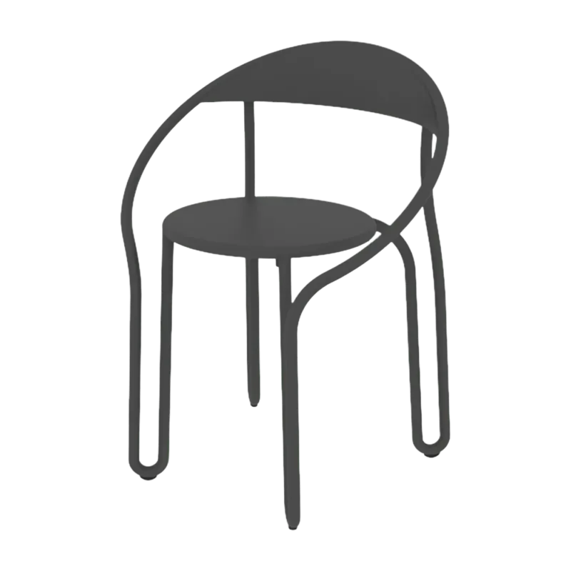 4 Chaises charbon Huggy Bistro - Maiori - The Cool Republic