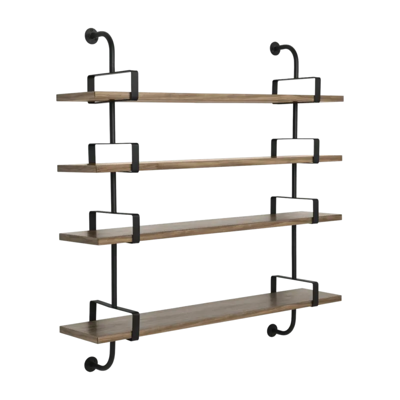 4 étagères en noyer 155 cm Démon Shelf - Gubi - The Cool Republic