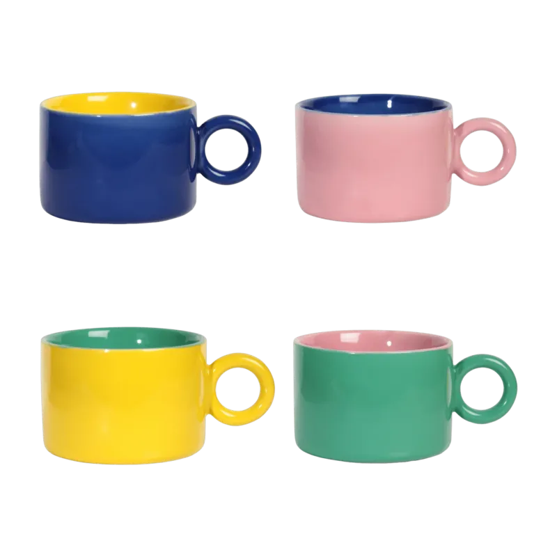 4 mugs colorés Chiquito - &Klevering - The Cool Republic