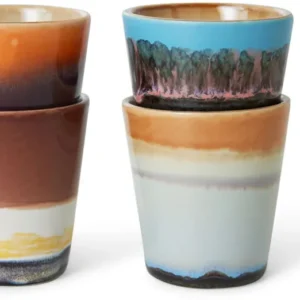 Tasses à ristretto en céramique Solaire Vaisselle 70's - HKliving