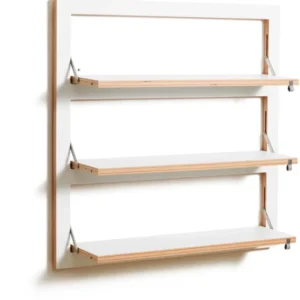 Triple étagère modulable blanche 80 x 80 cm Fläpps - Ambivalenz