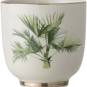 Tasse blanche et verte Aruba - Bloomingville