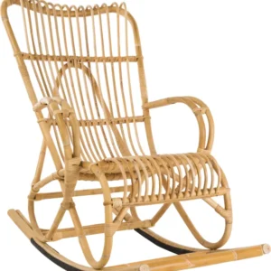 Rocking chair en rotin Marlène - KOK
