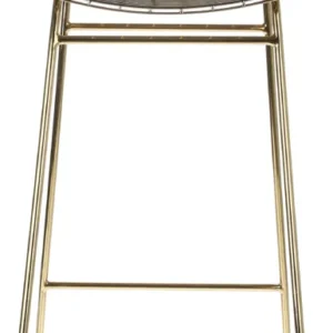 Chaise de bar en métal doré Wire - HKliving