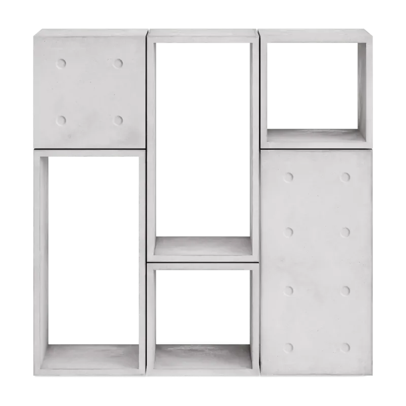 6 modules de rangement 3M + 3L Dice - Lyon Béton - The Cool Republic