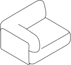 Torio Sofa - Eckmodul 120x100 [100] Links