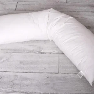 XXL Seitenschläferkissen Stillkissen 40x200cm 90% Federn 10% Daunen 3000g Moon