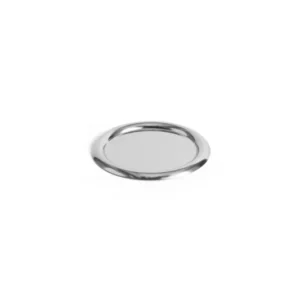 Assiette ronde en acier inoxydable 13cm Essentiel - Hay