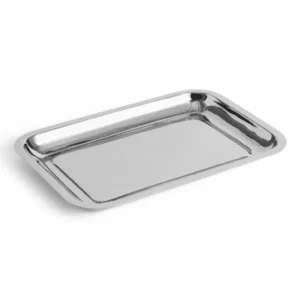 Plateau rectangulaire en acier inoxydable 18x26cm Essentiel - Hay