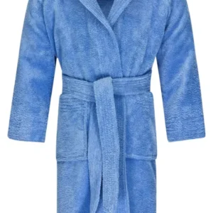 Sonderangebot Kinder Bademantel Twin-Star mit Kapuze hellblau von Floringo Gr. 92
