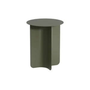 Table d'appoint ronde en acier vert 40x50cm Yaro - Metallbude