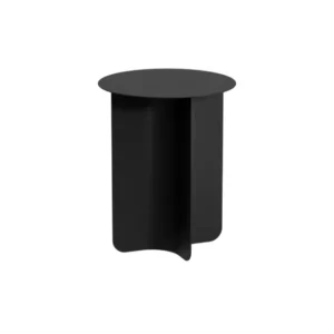 Table d'appoint ronde en acier noir 40x50cm Yaro - Metallbude