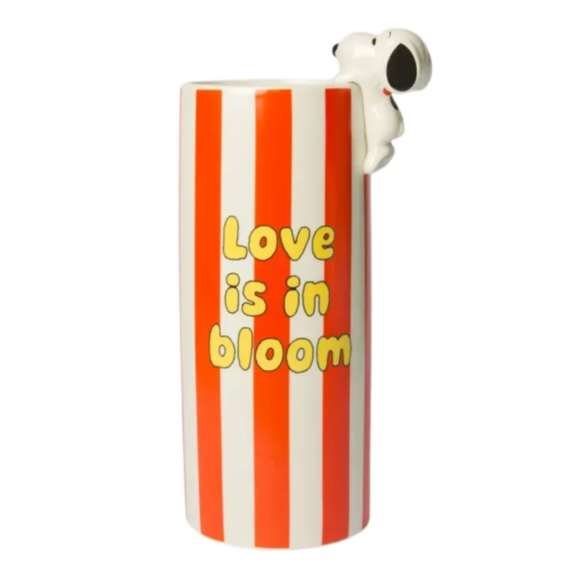 Snoopy Love is in Bloom – Vase mit 3D-Snoopy • BLOGO Design
