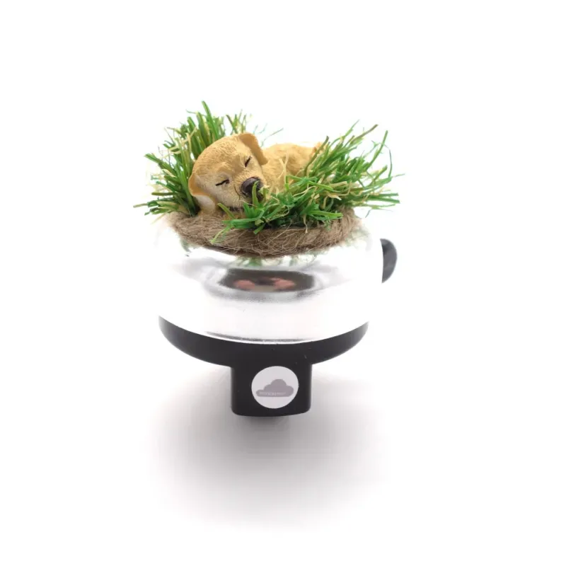 Fahrradklingel „Hund Bello“ 6 cm von DUDERINO – Produktansicht 1