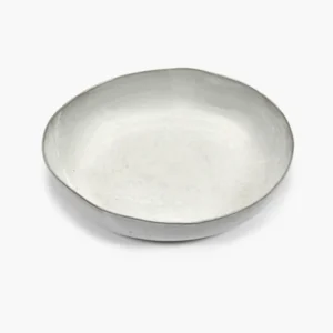 Bol de service blanc cassé en grès 37x7cm - Serax