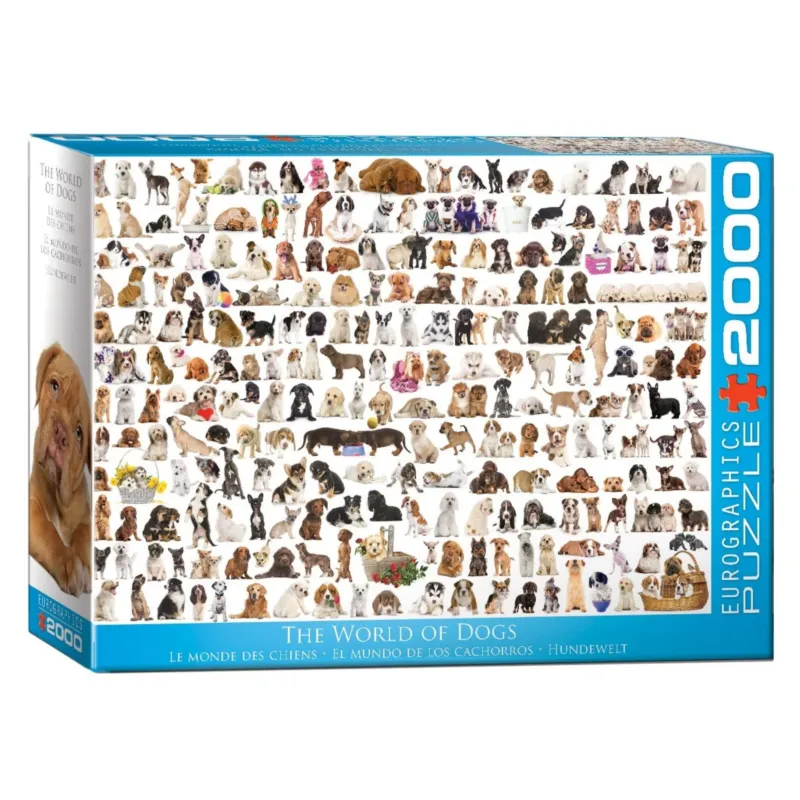 „The World of Dogs“ Puzzle – 2.000 Teile • Eurographics Puzzle