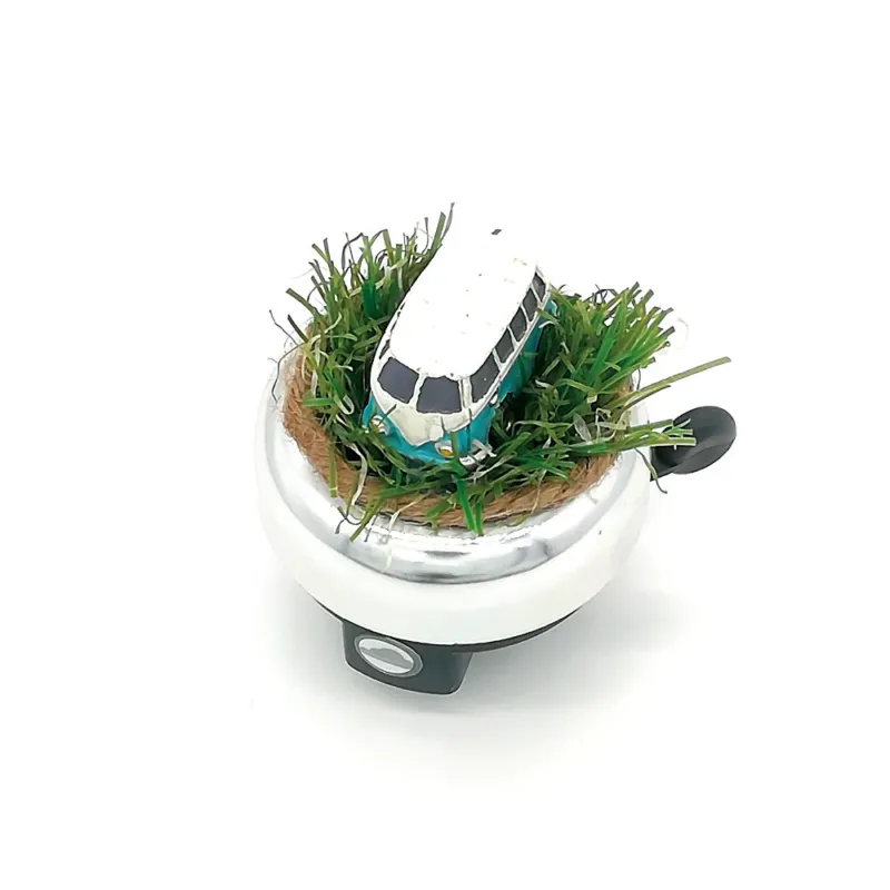 Fahrradklingel „Bulli blau“ 6 cm von DUDERINO – Produktansicht 1