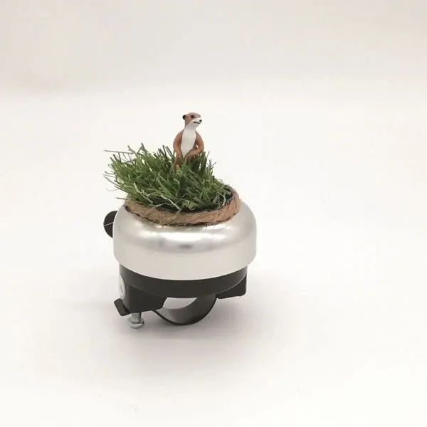 Fahrradklingel „Erdmännchen“ 6 cm von DUDERINO – Produktansicht 1