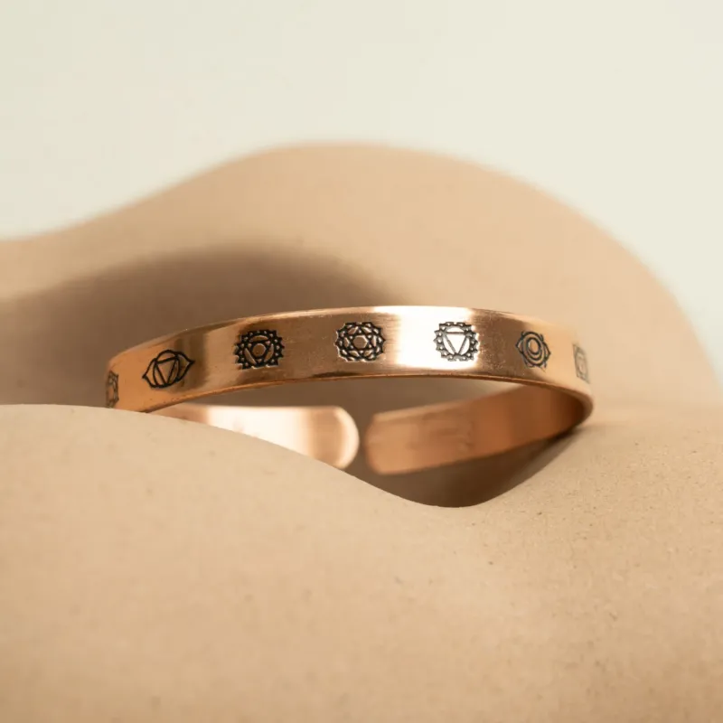Kupfer-Armreif "Chakra" • Forrest & Love – Produktansicht 1