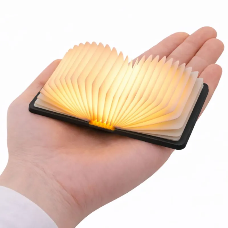 Super Mini Smart Book Light – Palm Edition "Walnut Finish" • Gingko