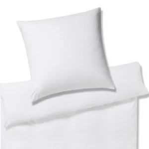 elegante Solid Stripe Kopfkissenbezug