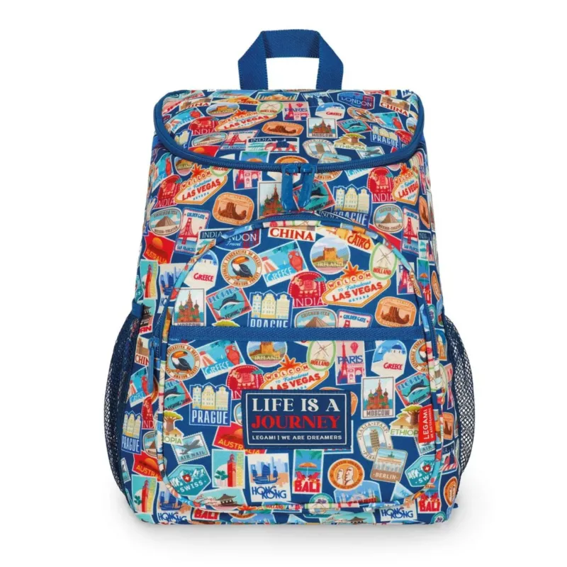 Thermorucksack - Cooler Backpack "Travel Stickers" 20 Liter von LEGAMI, Produktansicht 1