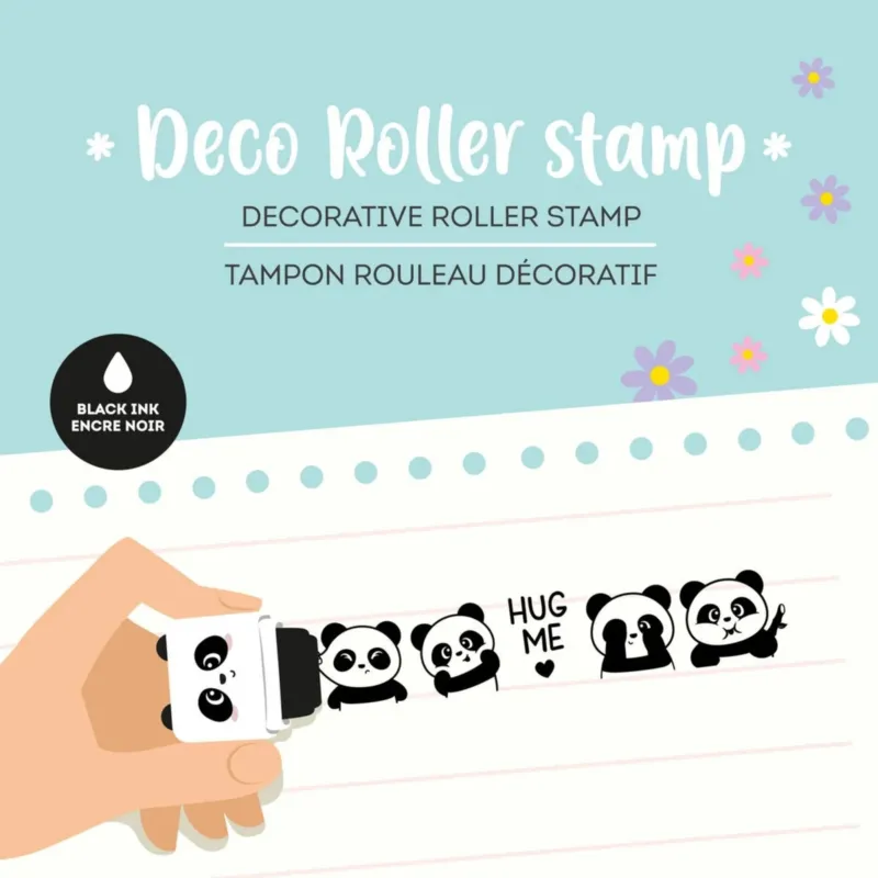 Dekorativer Rollstempel „Panda“ • LEGAMI MILANO