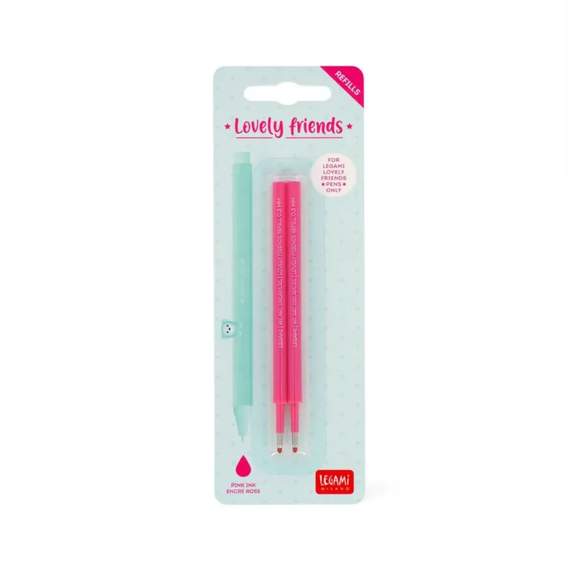 Pinke Ersatzmine für Gelstift - Lovely Friends von LEGAMI, Produktansicht 1